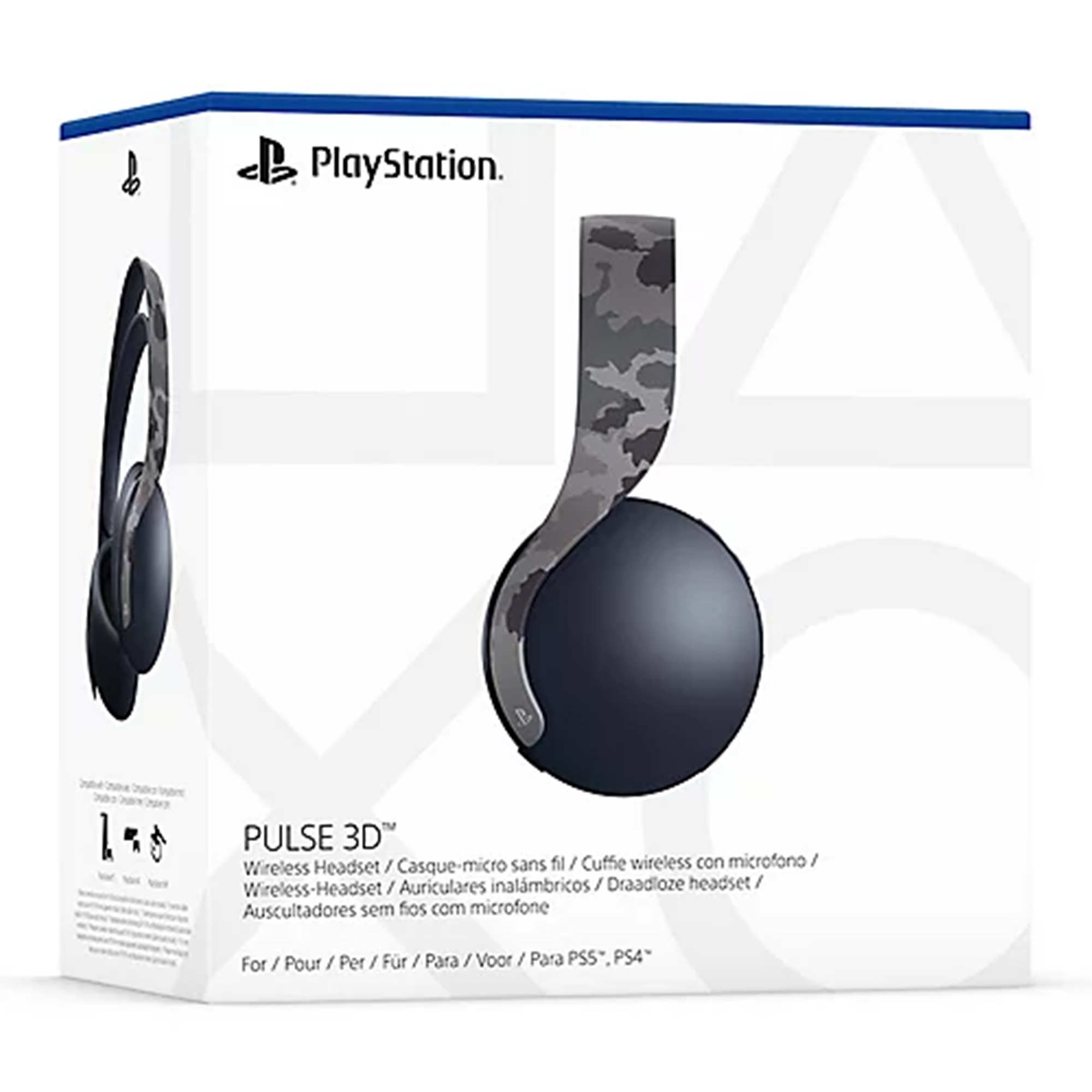Auriculares inalámbricos Sony para ps4/ps5 – Audio 3D - Camuflados - Imagen 3